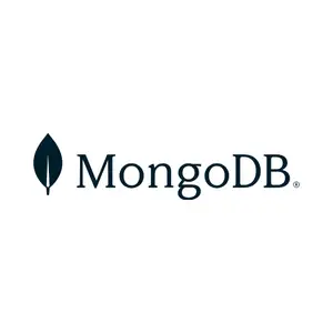 Logo de MongoDB base de données NoSQL utilisée par KYRANIS SEO pour une gestion flexible des données
