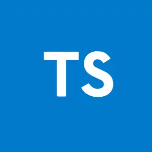 Logo TypeScript, langage de programmation pour le développement Front-end et Back-end, KYRANIS SEO