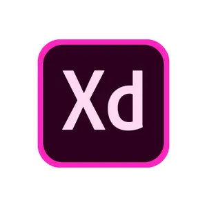 Logo Adobe XD, logiciel de prototypage UX/UI performant utilisé par les webdesigners de KYRANIS SEO